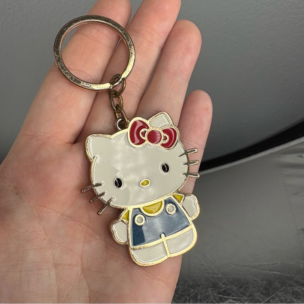 Hello Kitty Sanrio Metal Keychain